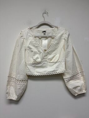 Womens Blouse Longsleve Size Small # 471